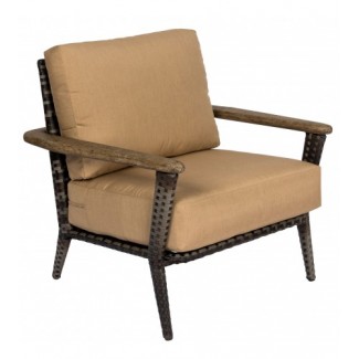 Draper S512011 Mid century Modern Outdoor Hotel Pool Lounge Commercial Woven Upholstered Arm Chair